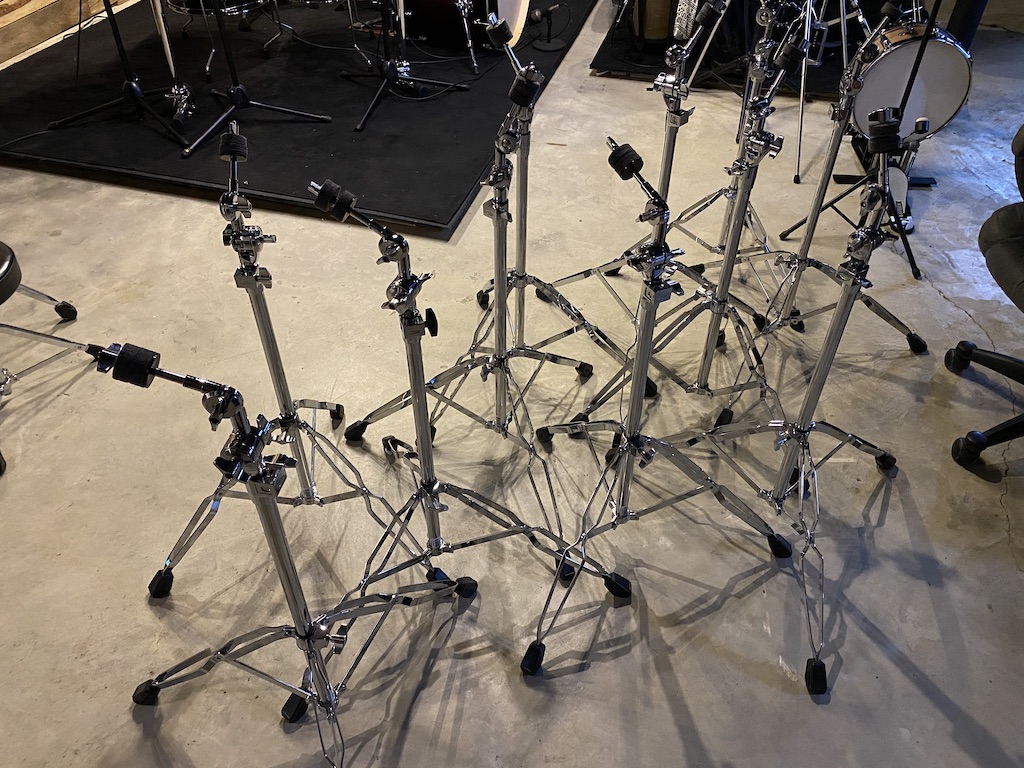 11 Cymbal Stands