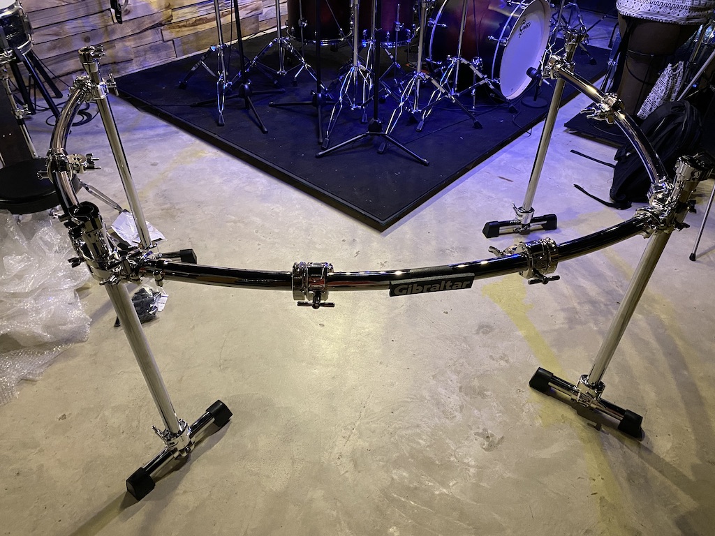 Gibraltar GCS-450C Road Series Chrome 4-post Drum Rack - Curved