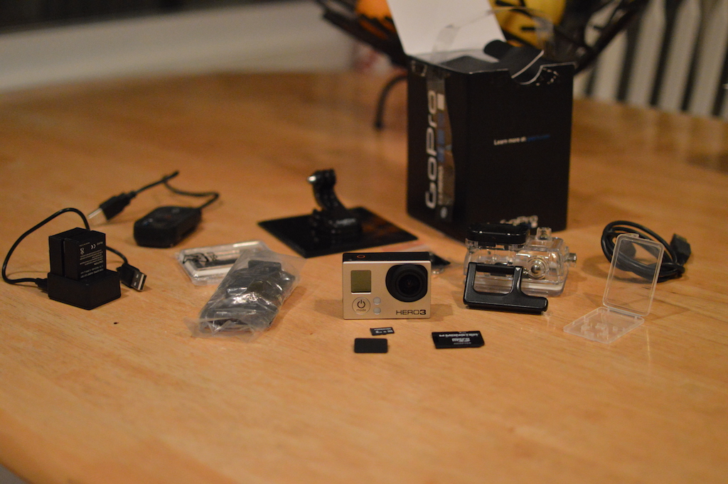 GoPro Hero 3 with accessories