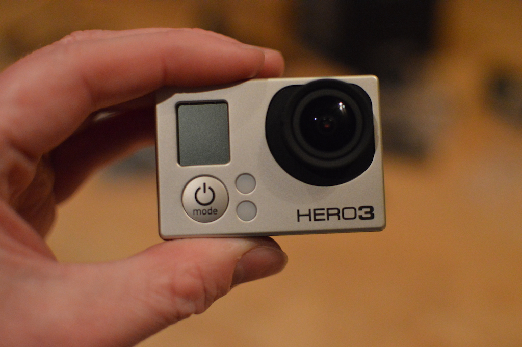 Holding a GoPro Hero 3