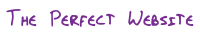 logo for The Perfect Website